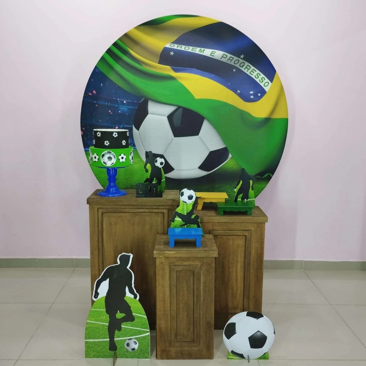 Kit Futebol Brasil Numero 9 - pampegueemonte