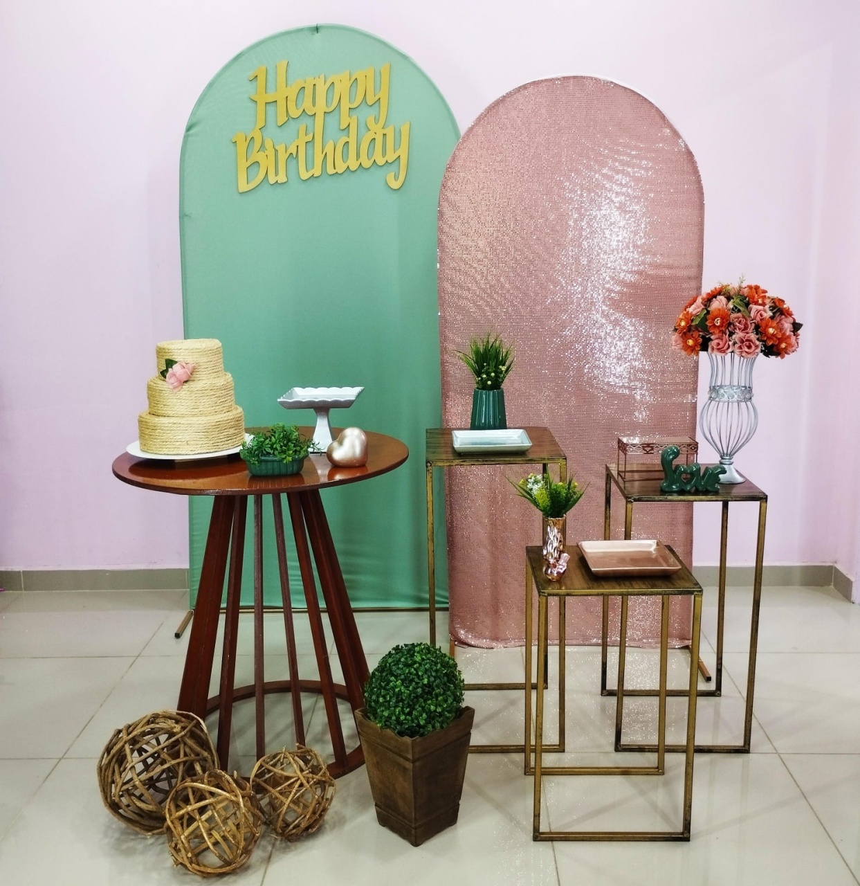 Kit Adulto Rose Gold Numero 7 - pampegueemonte
