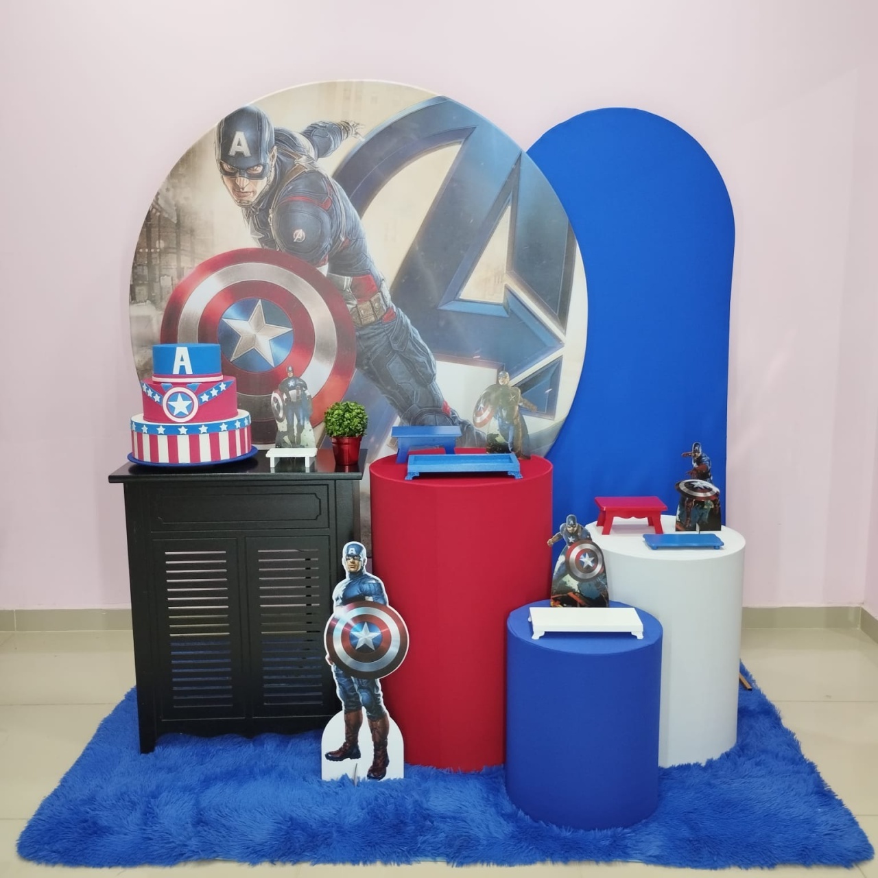 Kit Capitão América Numero  14 - pampegueemonte