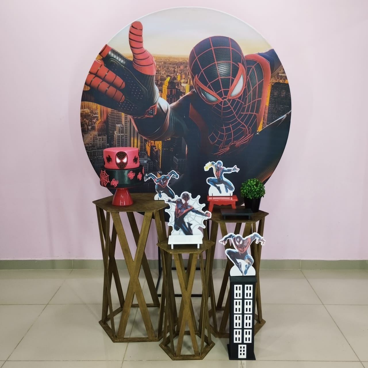 Kit Homem Aranha Preto Numero 3 - pampegueemonte