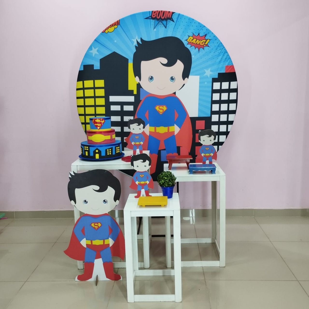 Kit Super Homem Numero 5 - pampegueemonte