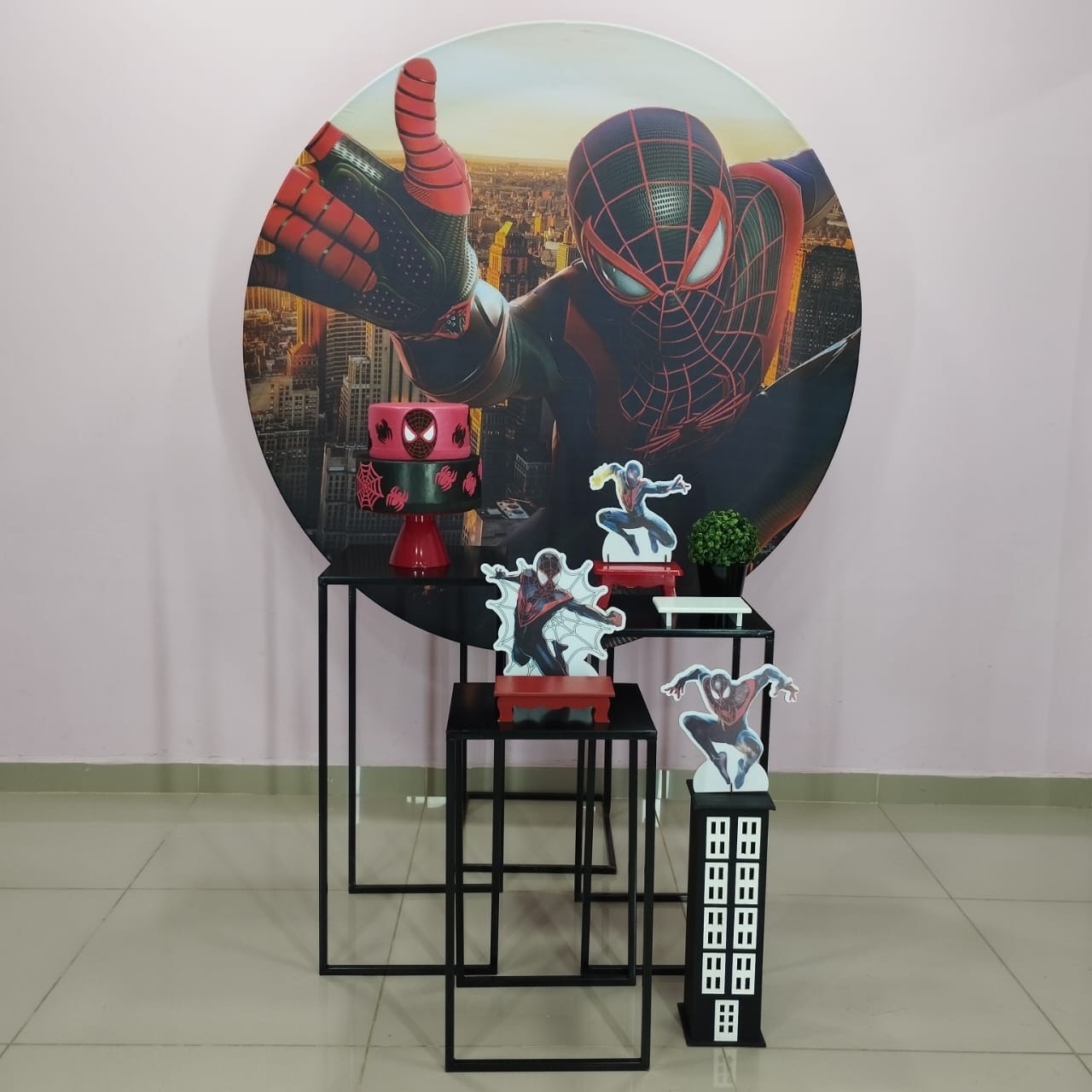 Kit Homem Aranha Preto Numero 1 - pampegueemonte