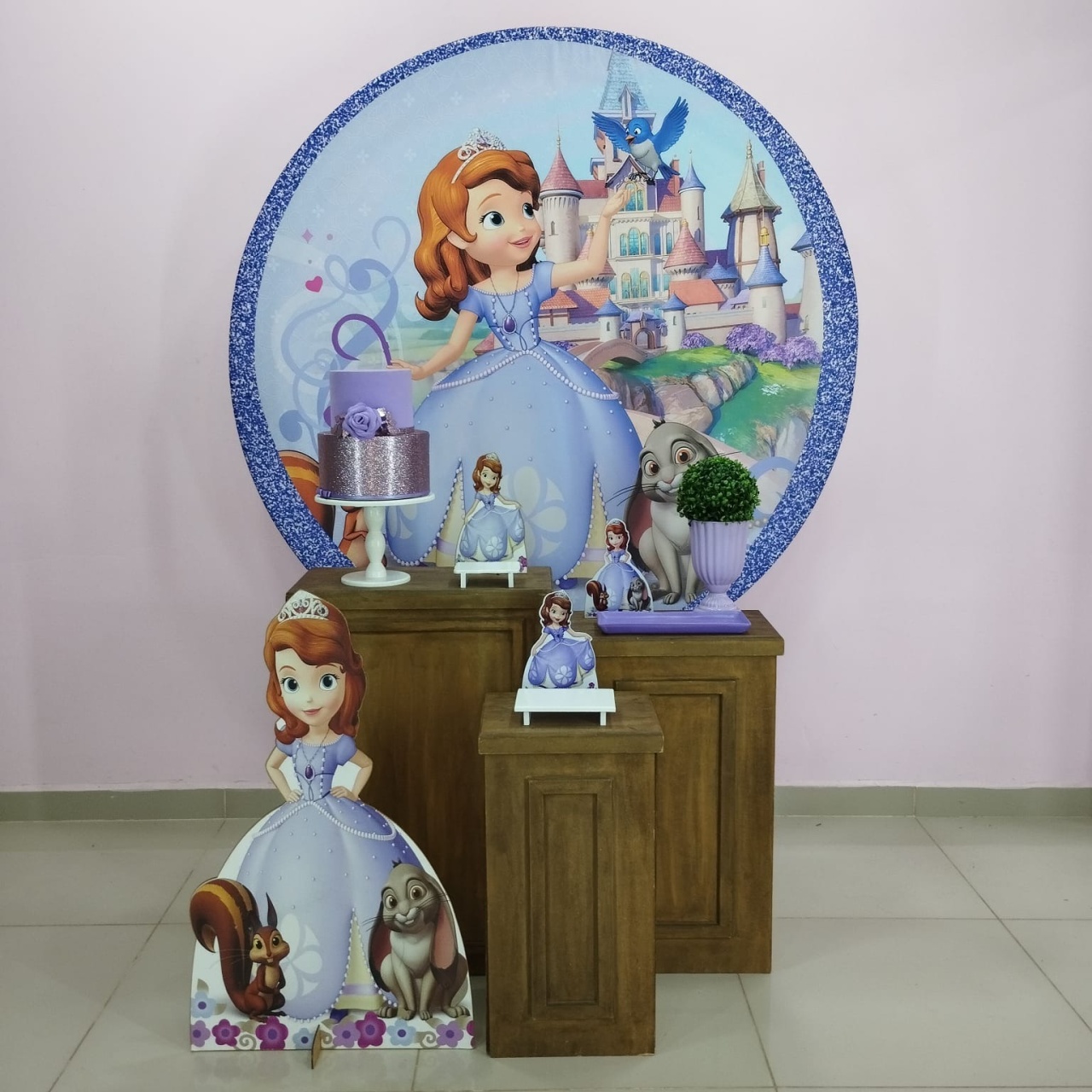Kit Princesa Sofia Numero 7 - pampegueemonte