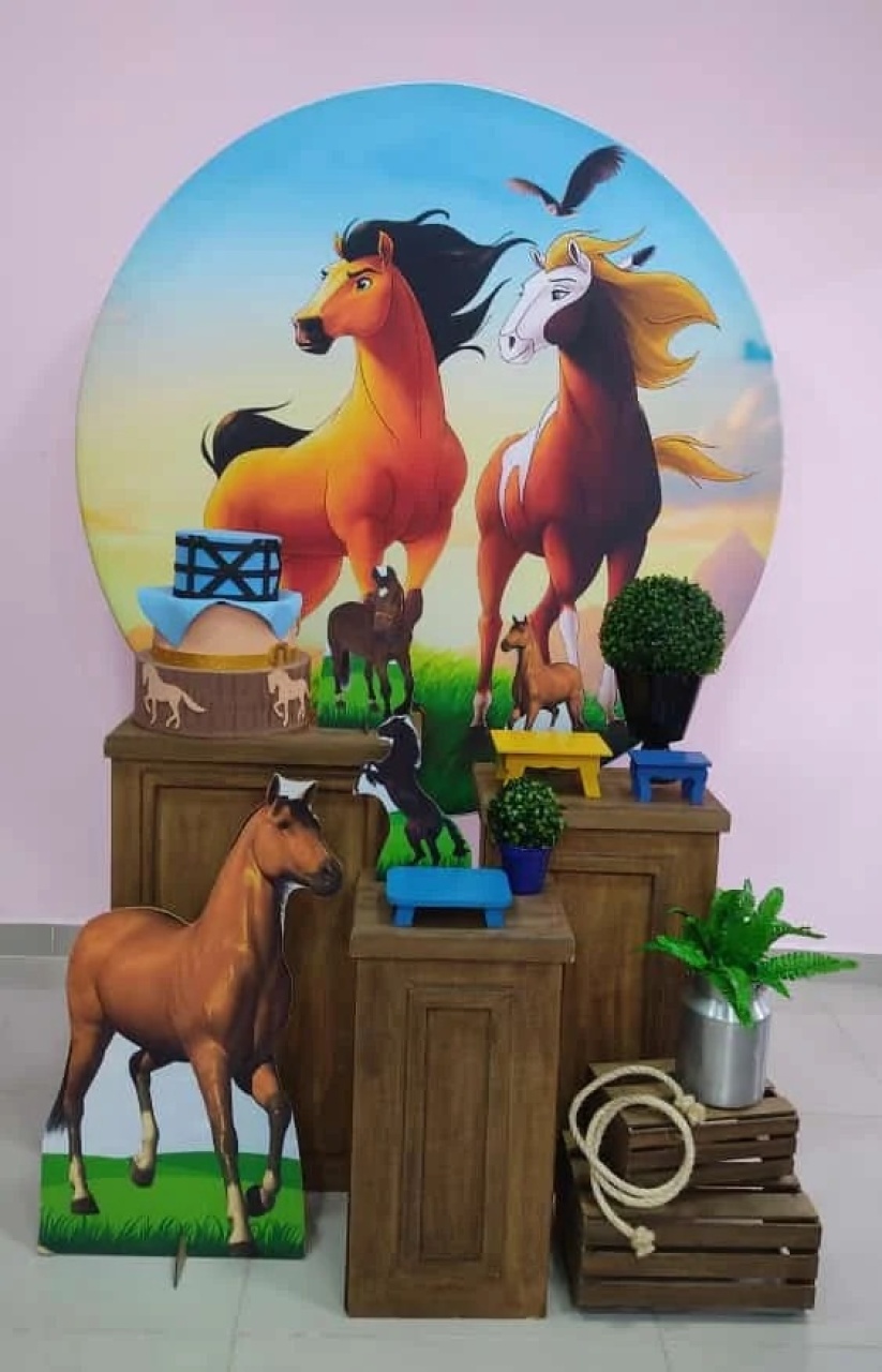 Kit Cavalo Spirit Numero 3 - pampegueemonte