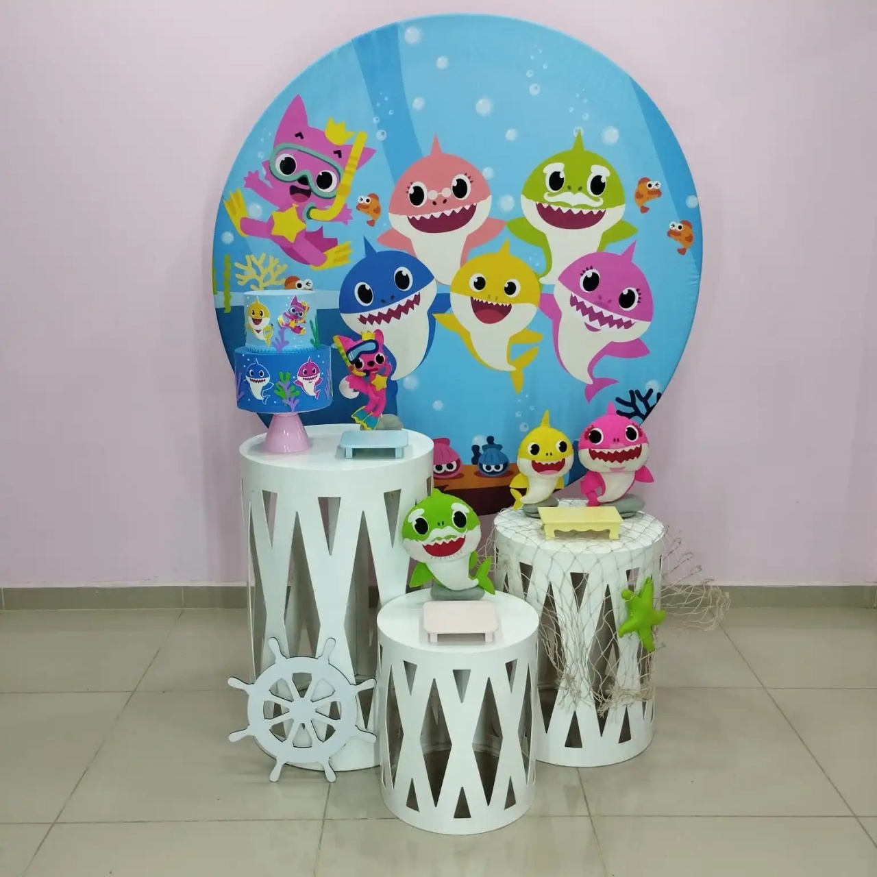 Kit Baby Shark Numero 17 - pampegueemonte