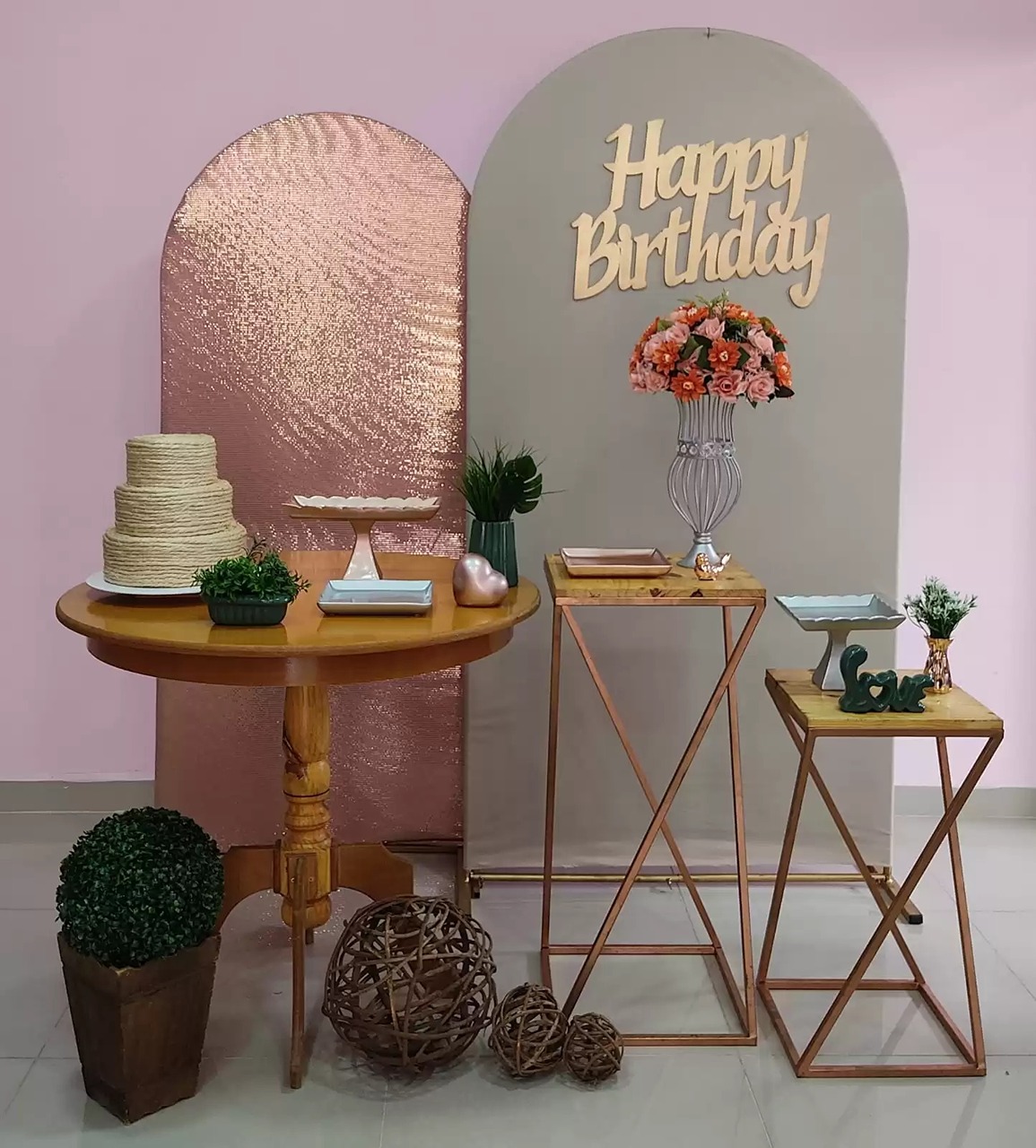 Kit Adulto Rose Gold Numero 1  - pampegueemonte