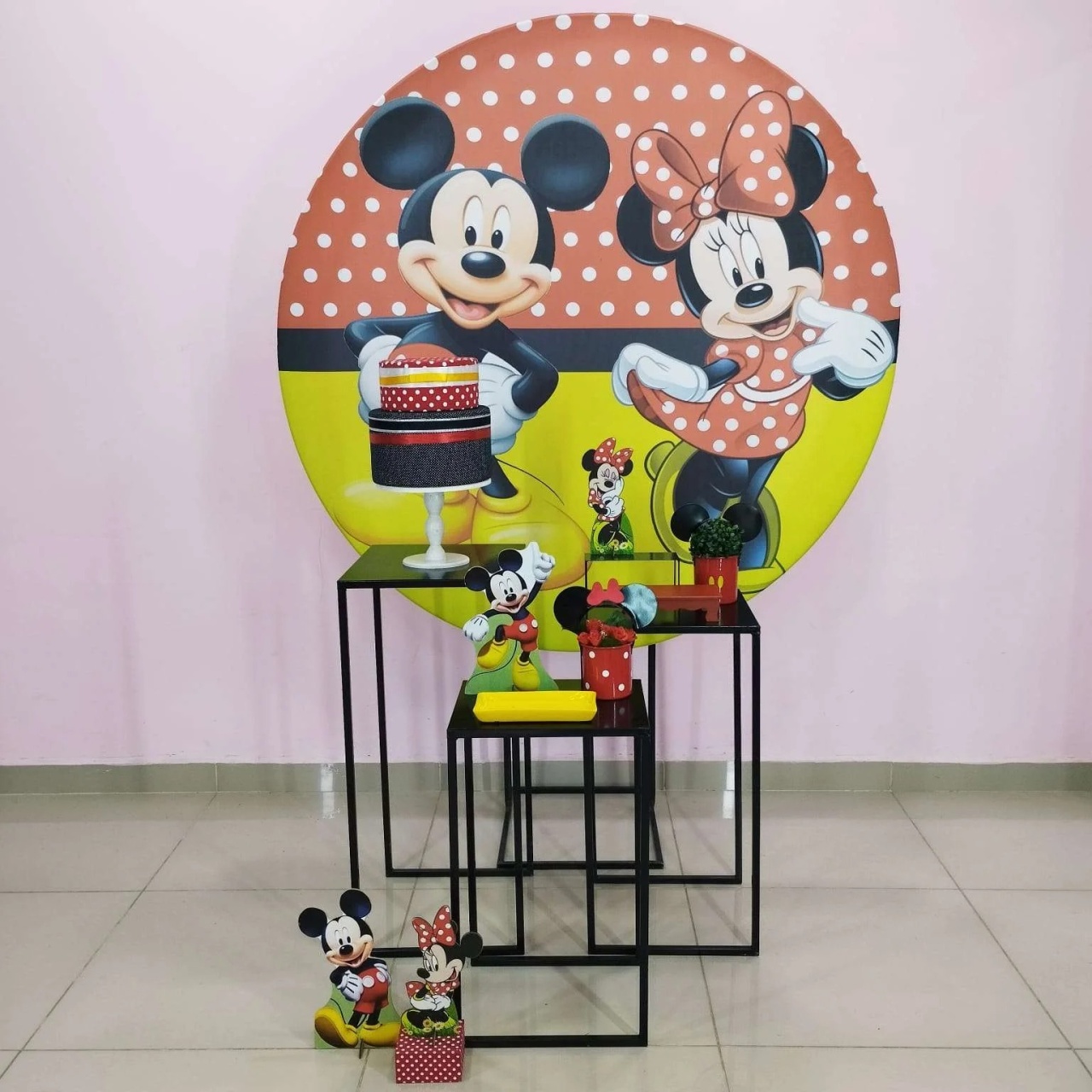 Kit Mickey E Minnie Numero 7 - pampegueemonte