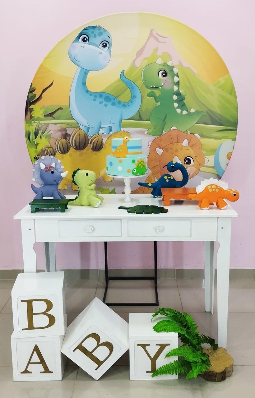 Kit Dinossauro Baby Numero 3 - pampegueemonte