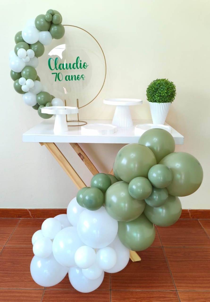 Mini Kit Personalizado Verde E Branco (Ouro) - pampegueemonte