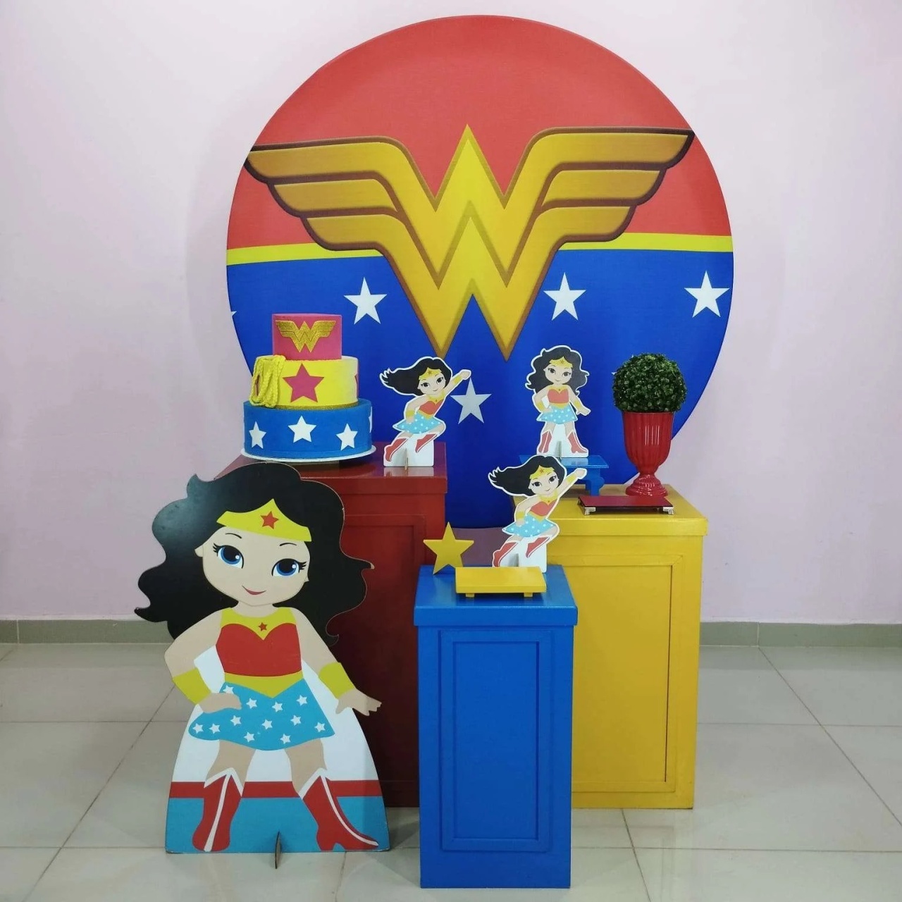 Kit Menina Maravilha Numero 7 - pampegueemonte