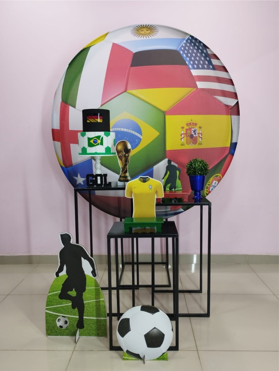 Kit Futebol Copa Numero 4 - pampegueemonte