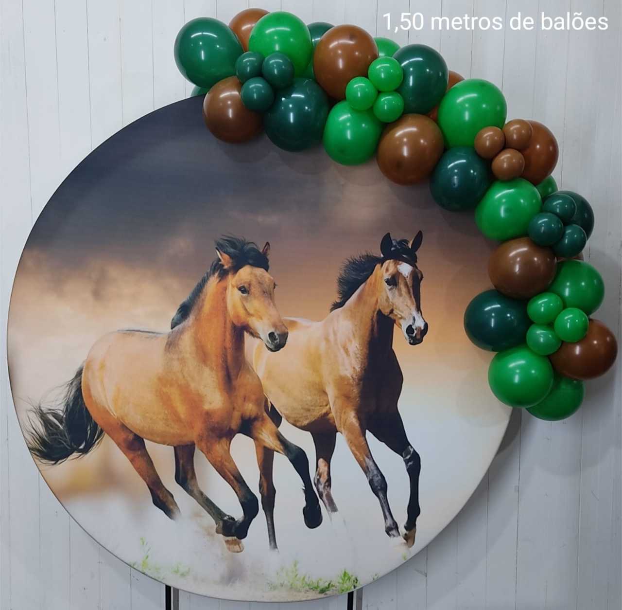 Arco de Balões 1,50 Metros Cavalo - pampegueemonte