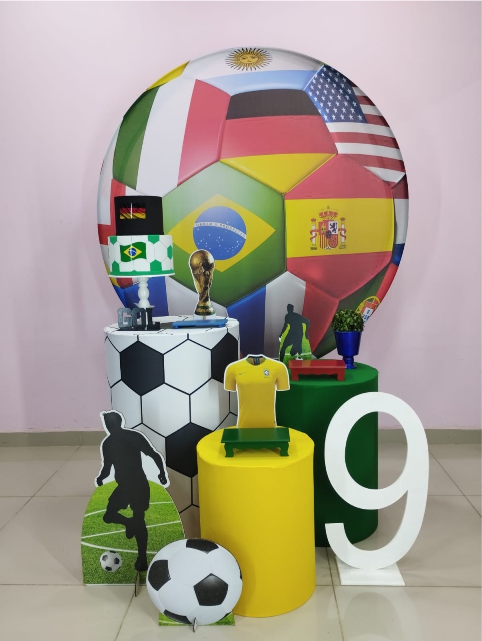 Kit Futebol Copa Numero 3 - pampegueemonte