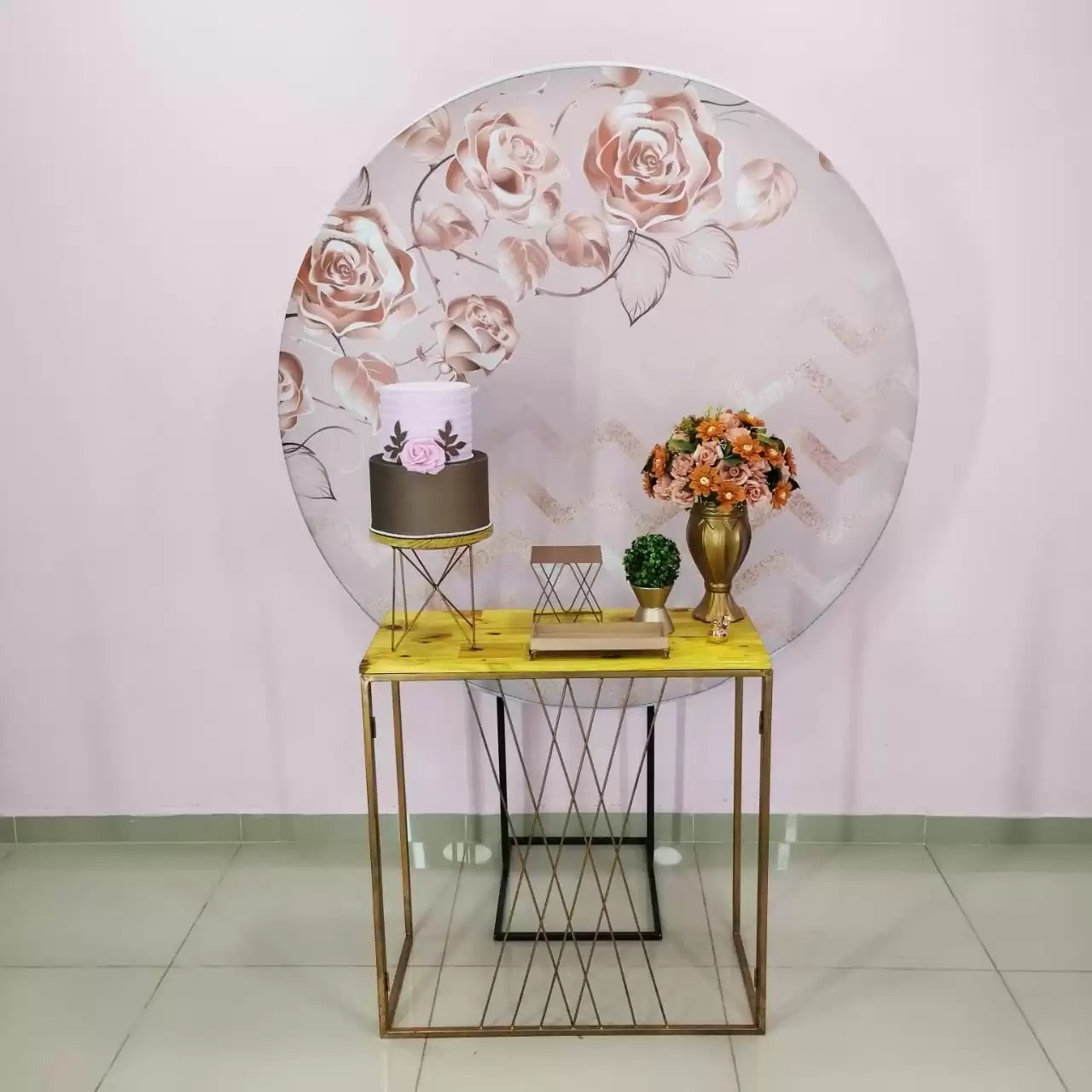 Kit Adulto Rose Floral Numero 6 - pampegueemonte