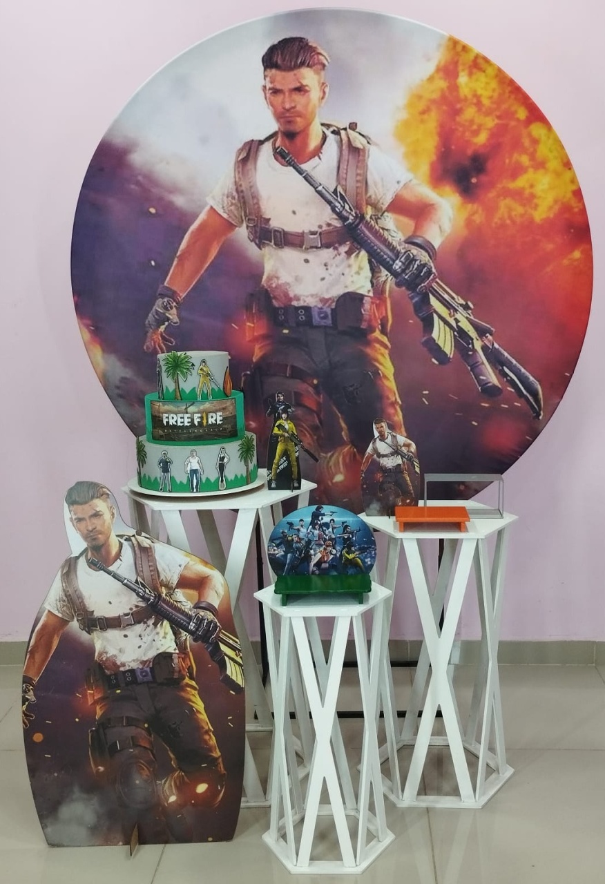 Kit Free Fire Numero 7 - pampegueemonte
