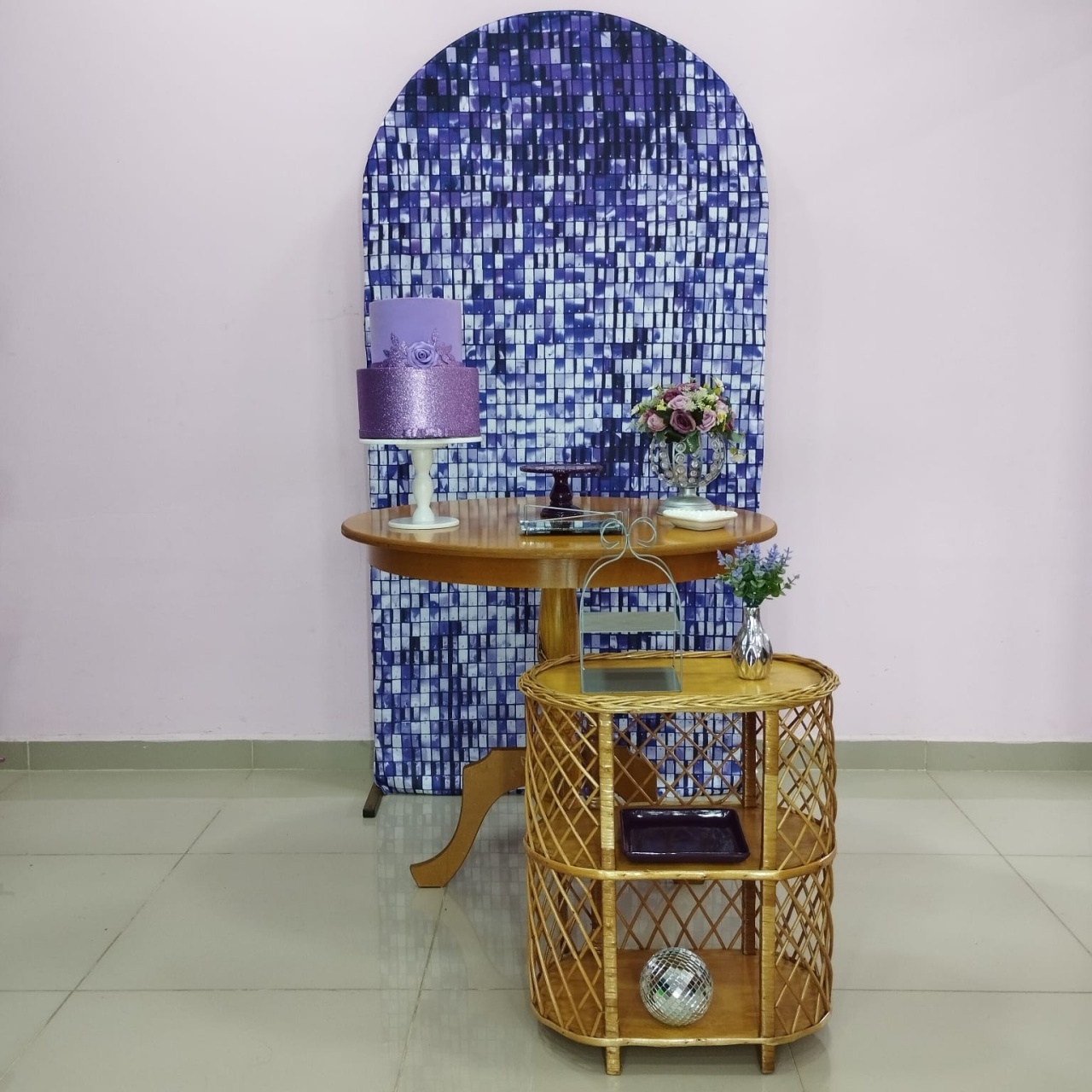 Kit Adulto Roxo E Prata Numero 11 - pampegueemonte