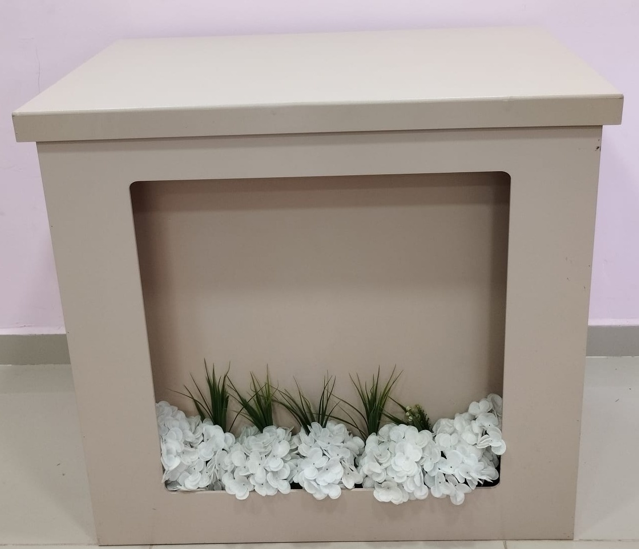 Mesa Floreira Nude   - pampegueemonte