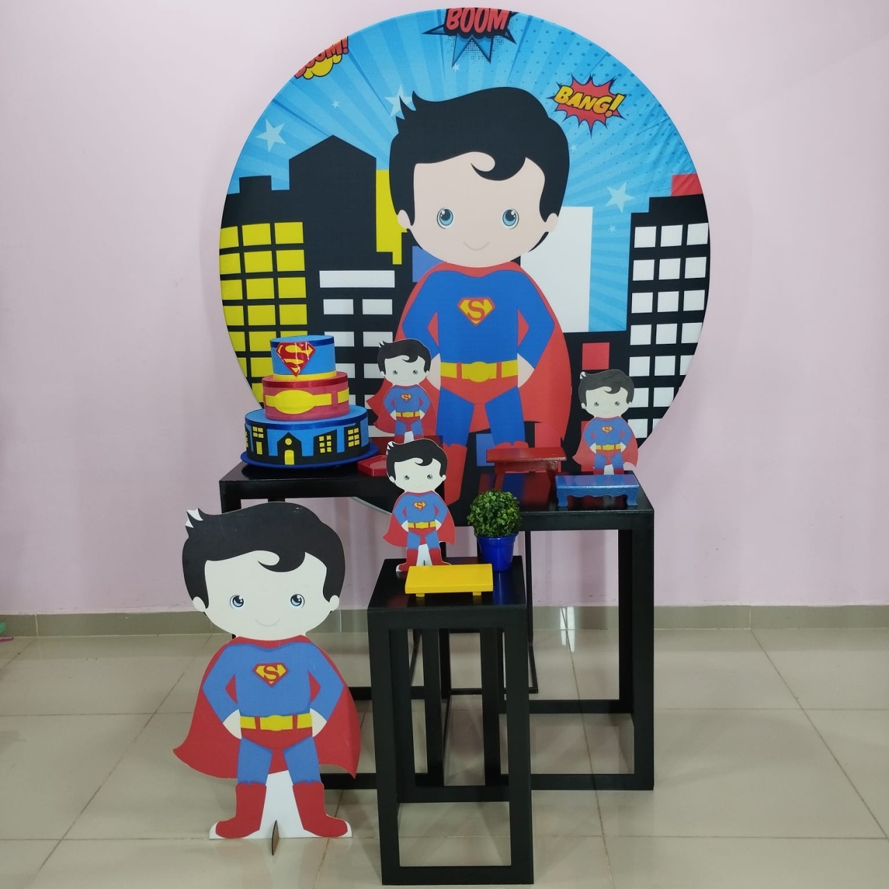 Kit Super Homem Numero 6 - pampegueemonte