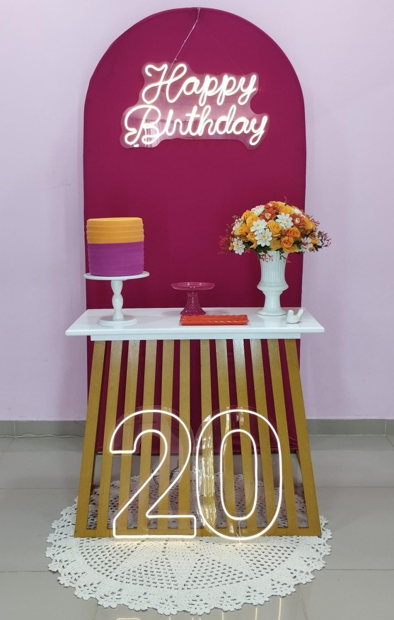 Kit Adulto Pink E Laranja Numero 1 - pampegueemonte