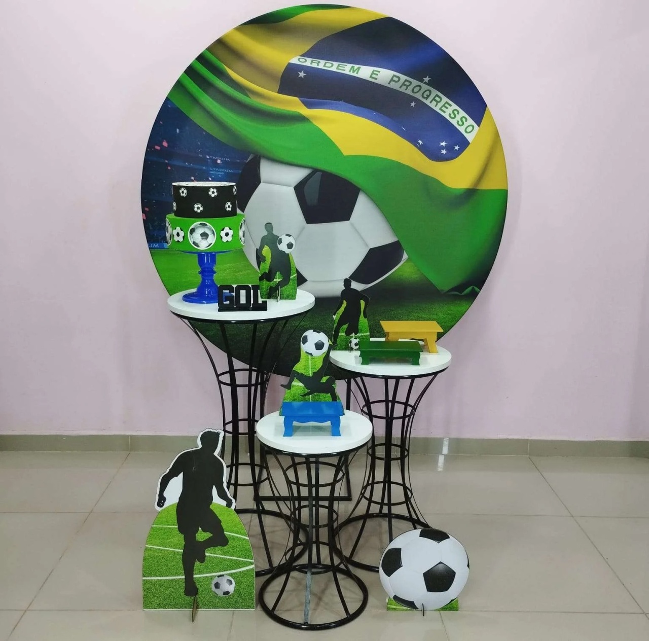 Kit Futebol Brasil Numero 8 - pampegueemonte