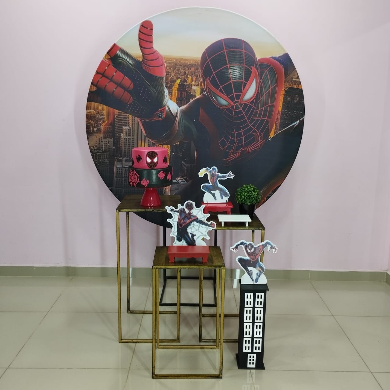 Kit Homem Aranha Preto Numero 2 - pampegueemonte