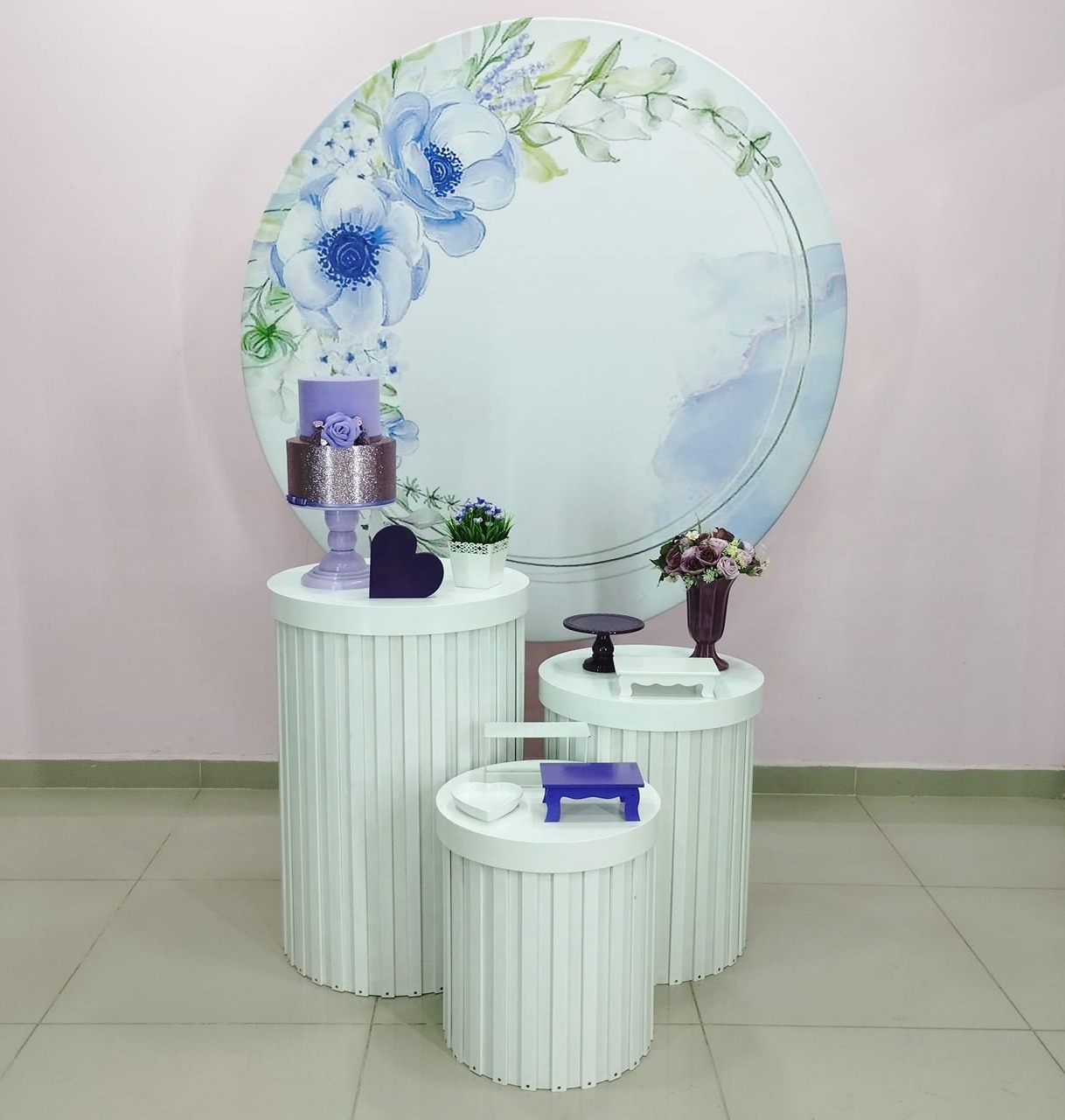 Kit Adulto Floral Lilás Número 1 - pampegueemonte
