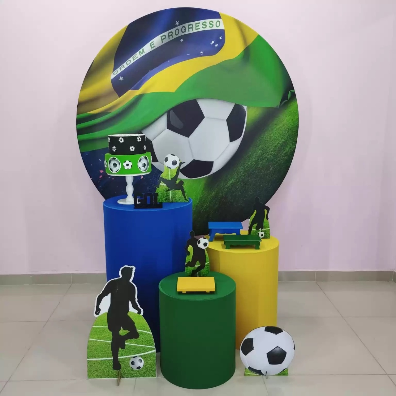 Kit Futebol Brasil Numero 3 - pampegueemonte
