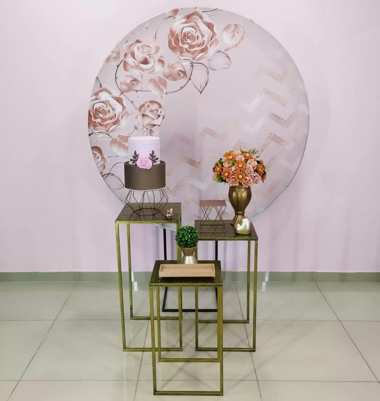 Kit Adulto Rose Floral Numero 8 - pampegueemonte