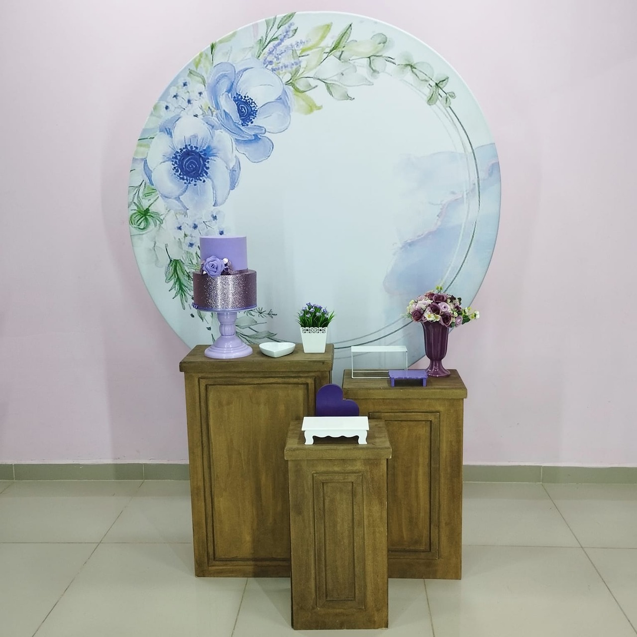 Kit Adulto Floral Lilás Número 6 - pampegueemonte