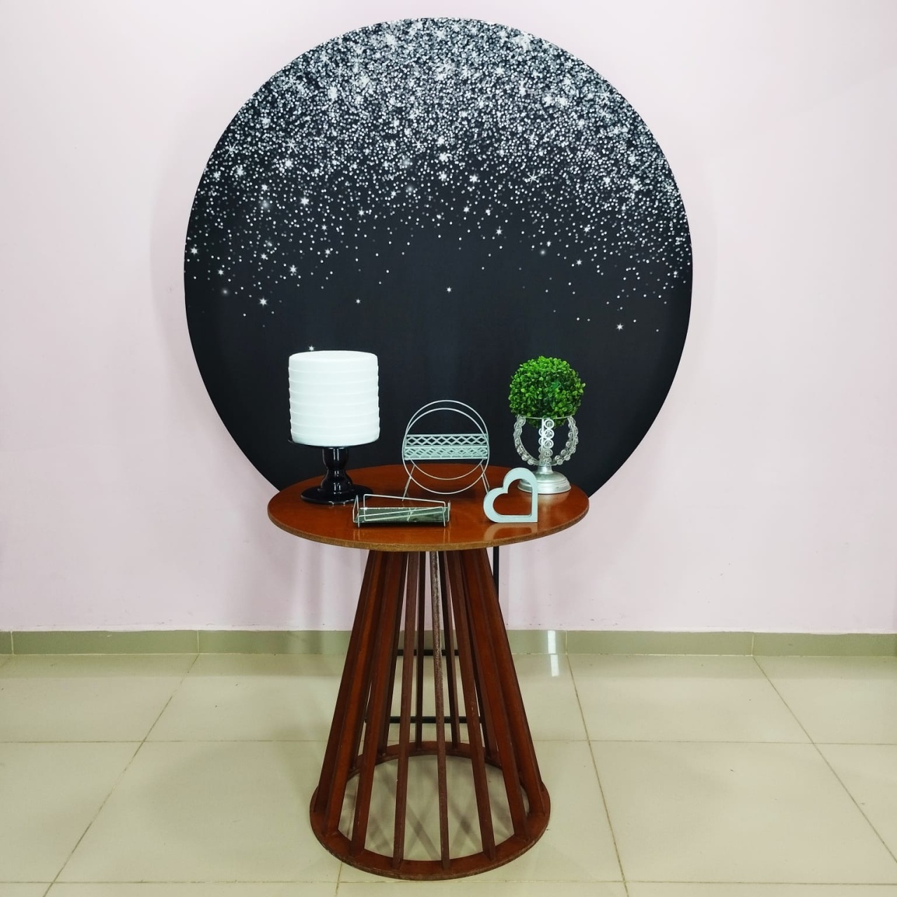 Kit Adulto Preto Com Glitter Prata Numero 9 - pampegueemonte