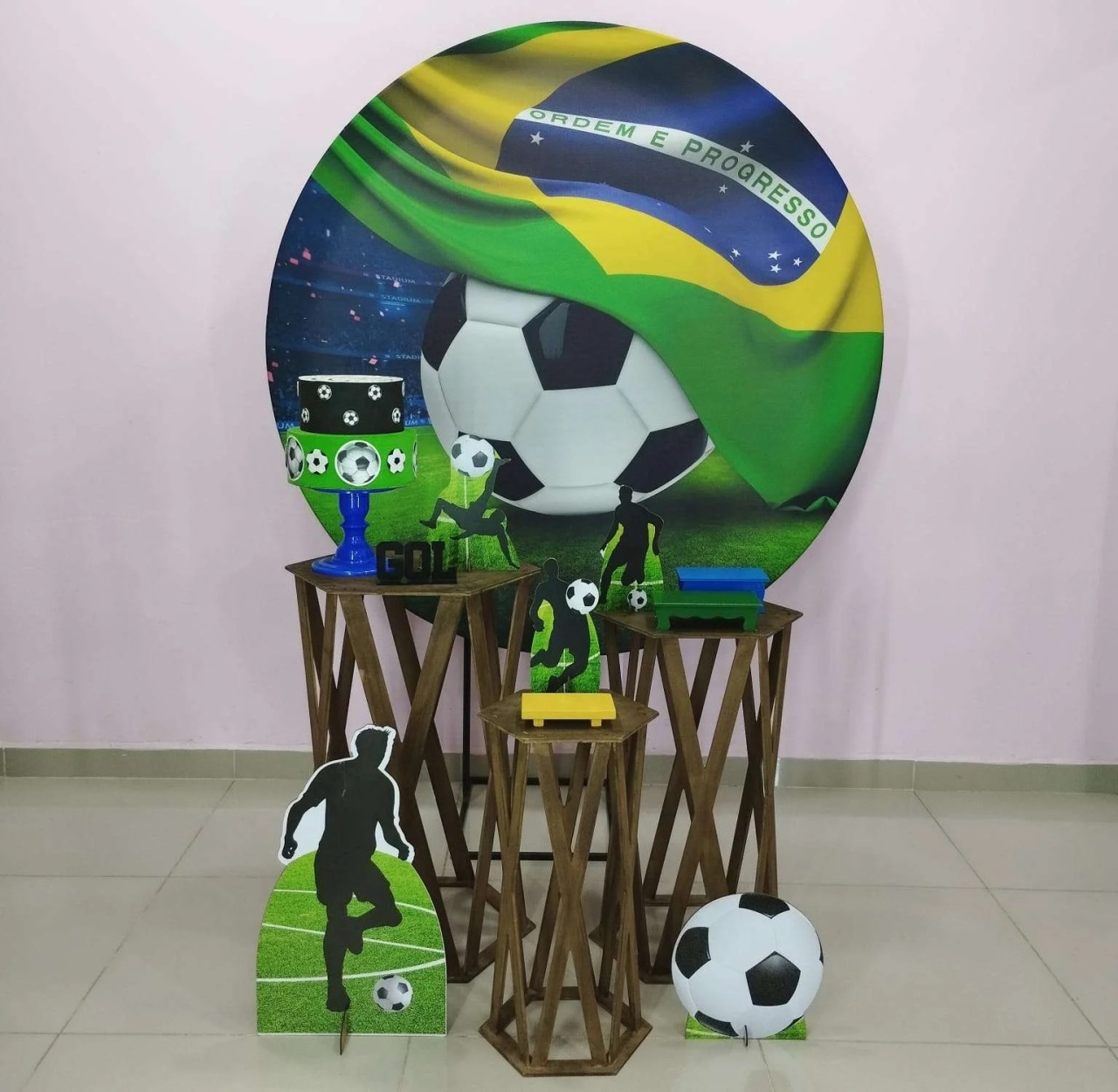 Kit Futebol Brasil Numero 7 - pampegueemonte