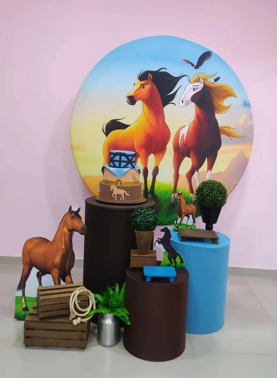 Kit Cavalo Spirit Numero 4 - pampegueemonte