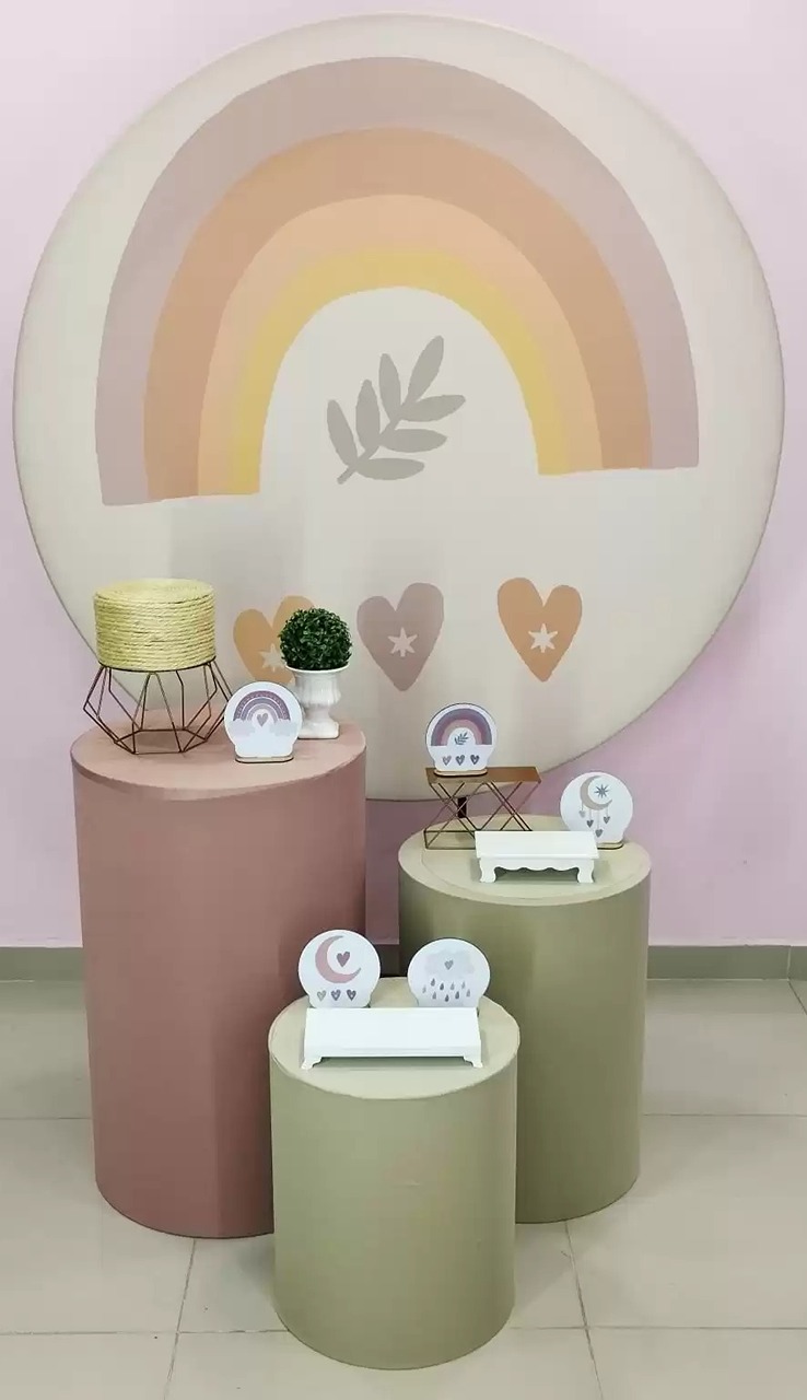 Kit Arco Iris Boho Numero 2  - pampegueemonte