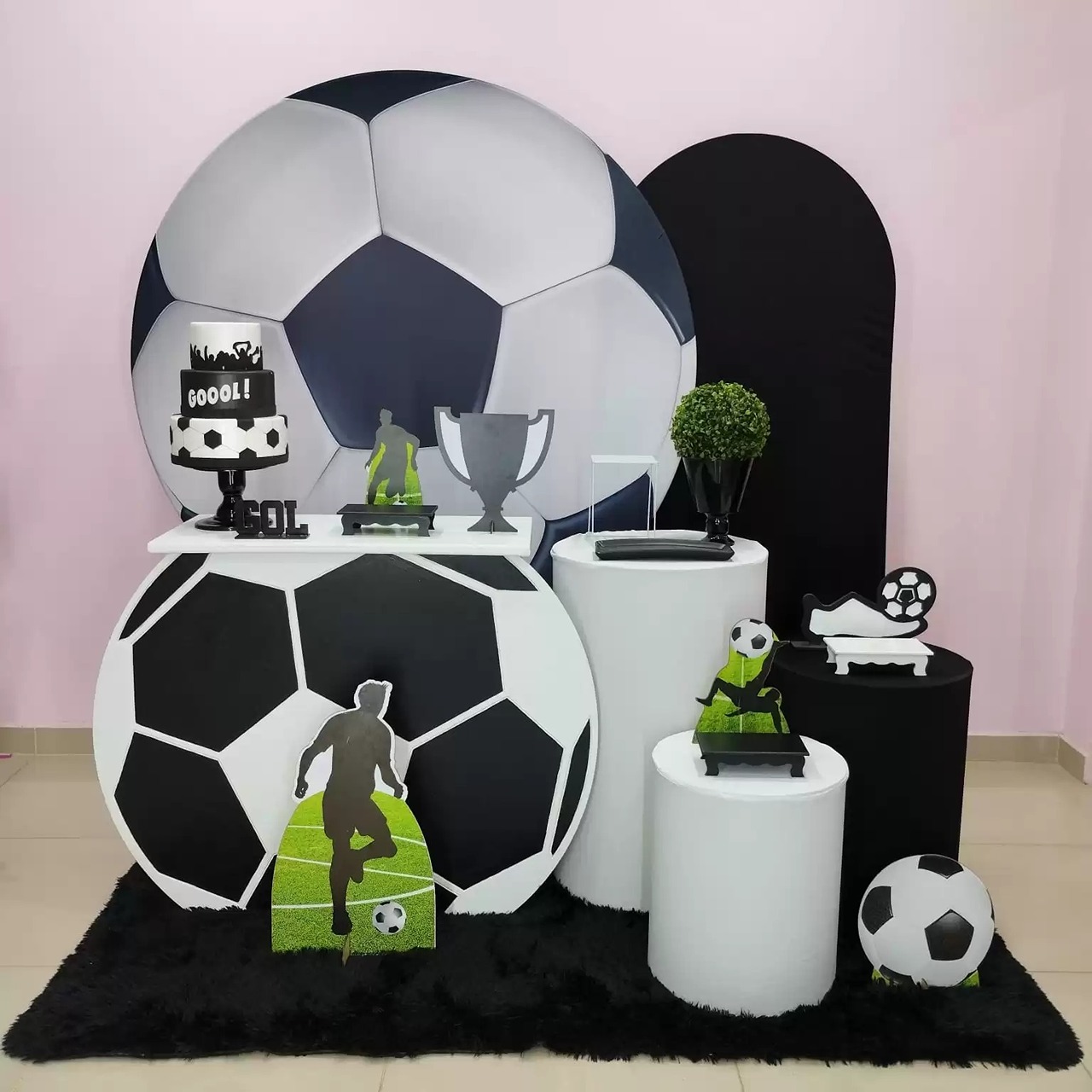 Kit Futebol Branco E Preto Numero 13 - pampegueemonte