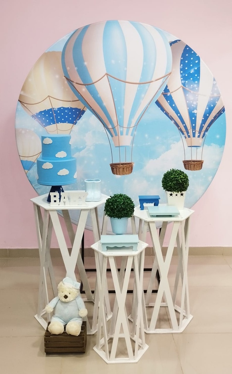 Kit Balão Azul Numero 2 - pampegueemonte