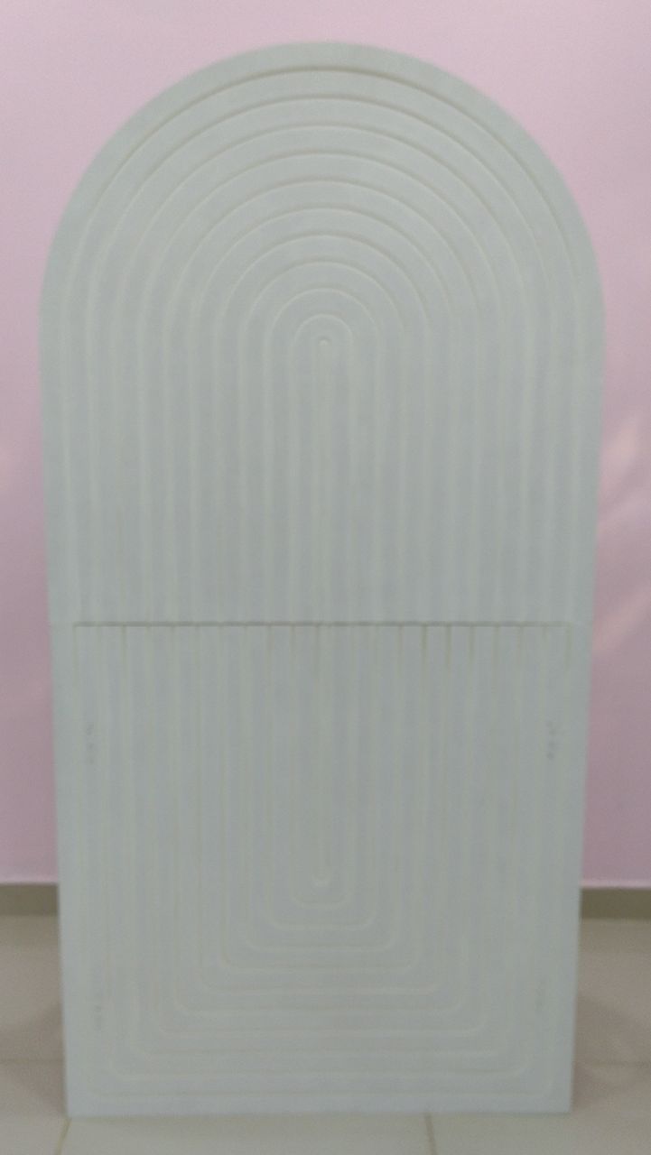 Painel Espiral Branco Mdf  - pampegueemonte
