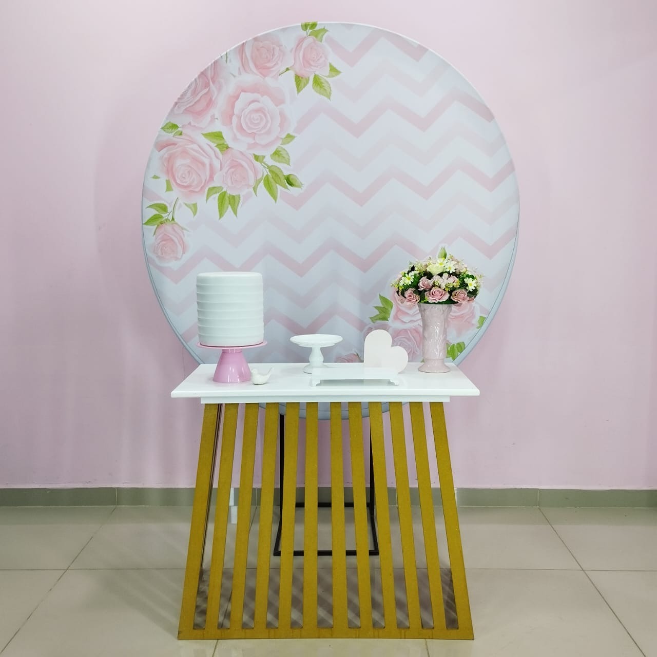 Kit Adulto Floral Rosa Numero 10 - pampegueemonte