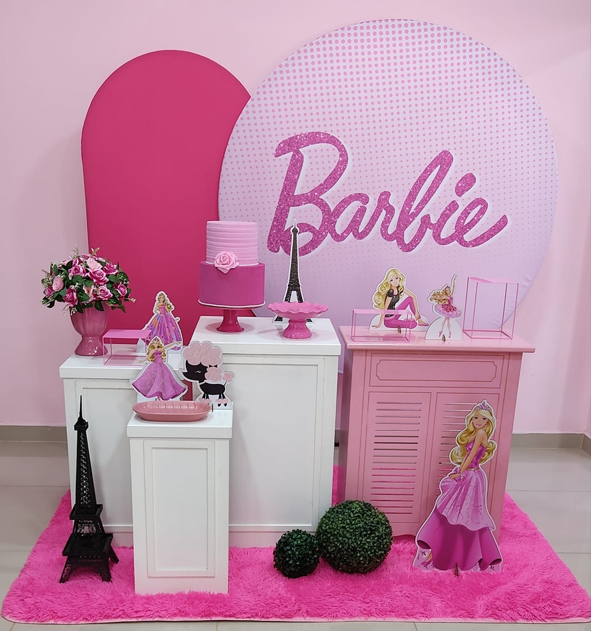 Kit Barbie Com Nome Numero 1 - pampegueemonte