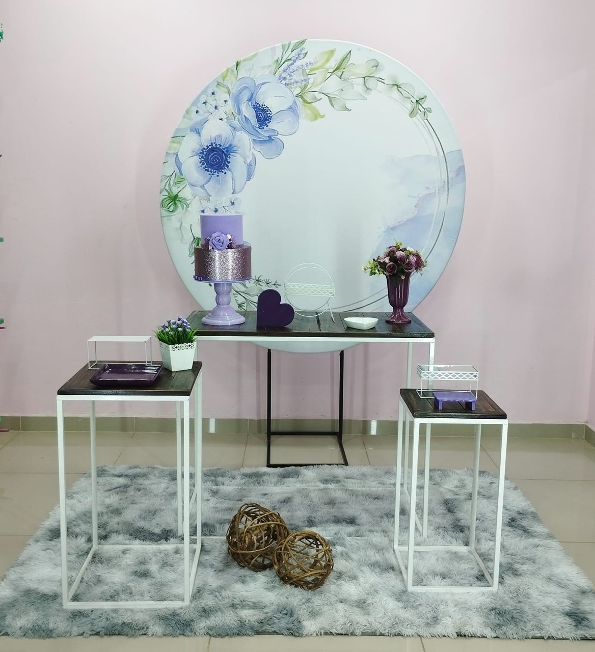 Kit Adulto Floral Lilás Número 12 - pampegueemonte