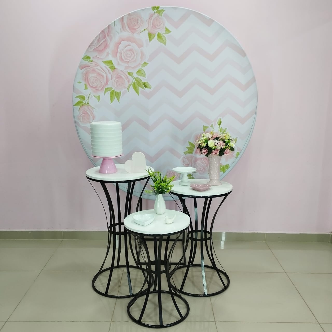 Kit Adulto Floral Rosa Numero 5 - pampegueemonte
