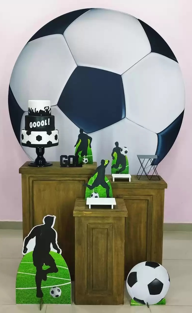 Kit Futebol Branco E Preto Numero 5 - pampegueemonte