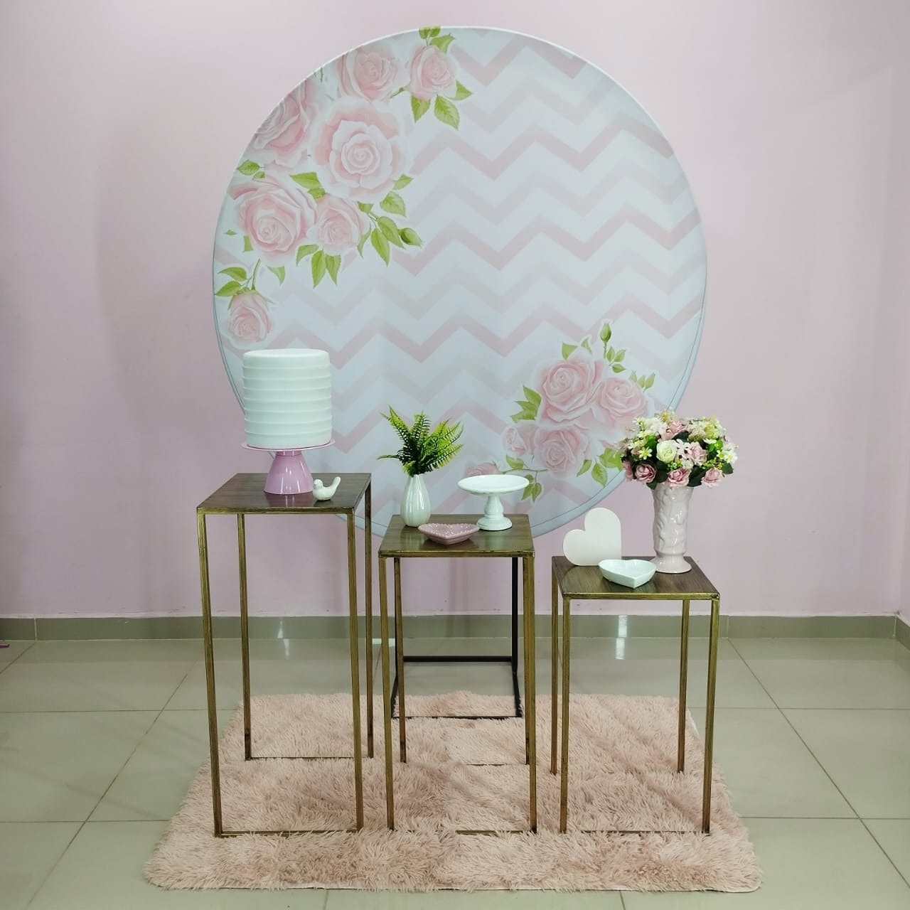 Kit Adulto Floral Rosa Numero 4 - pampegueemonte