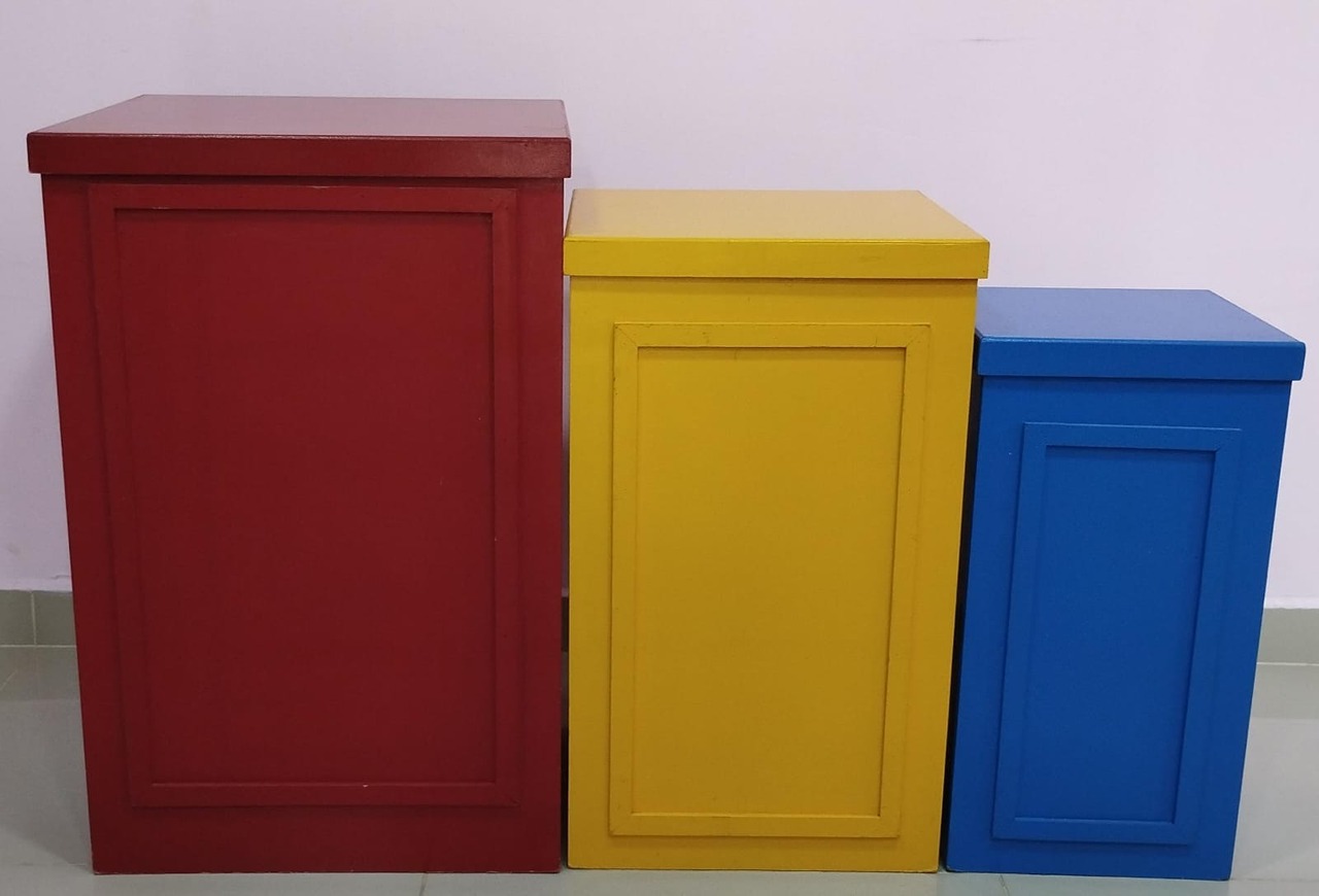 Trio Mesa Boiserie Colorida Mdf  - pampegueemonte