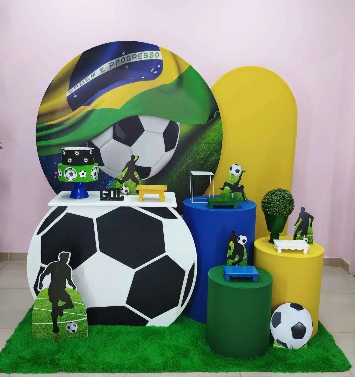 Kit Futebol Brasil Numero 1 - pampegueemonte