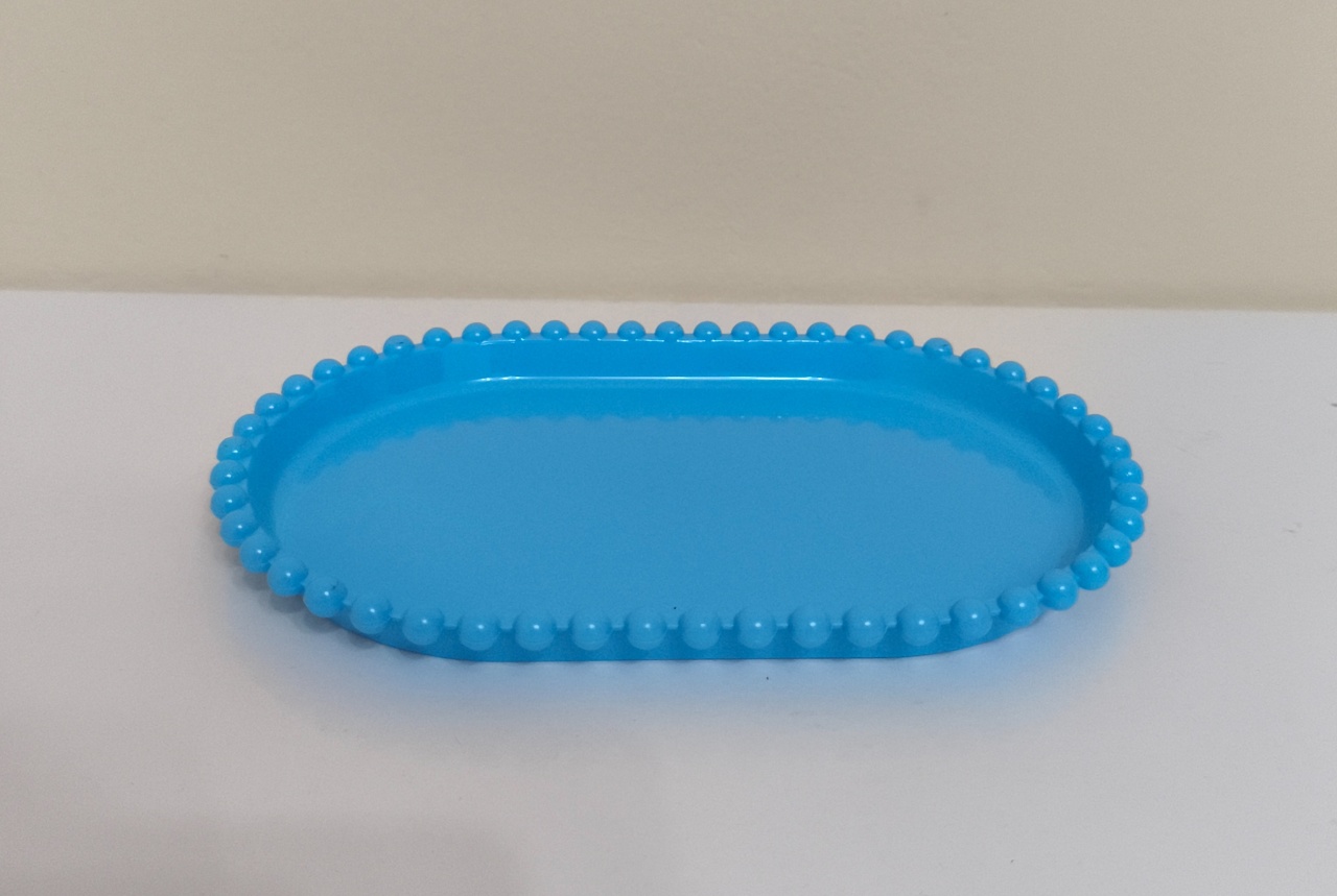 Suporte de Doce Plástico Azul Bebê - pampegueemonte
