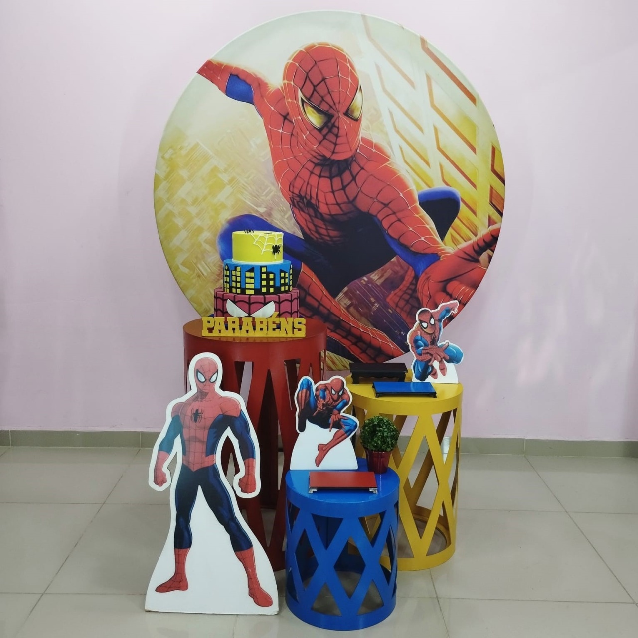 Kit Homem Aranha Numero 7 - pampegueemonte