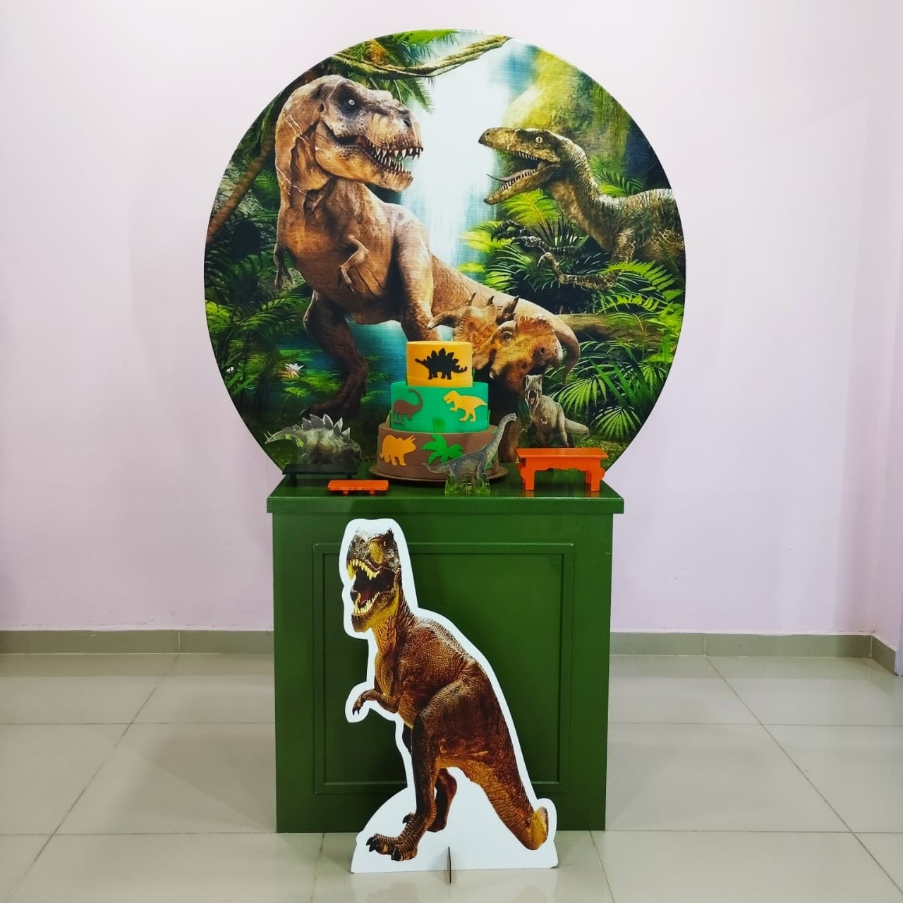 Kit Dinossauro Jurassic Park Numero 22 - pampegueemonte