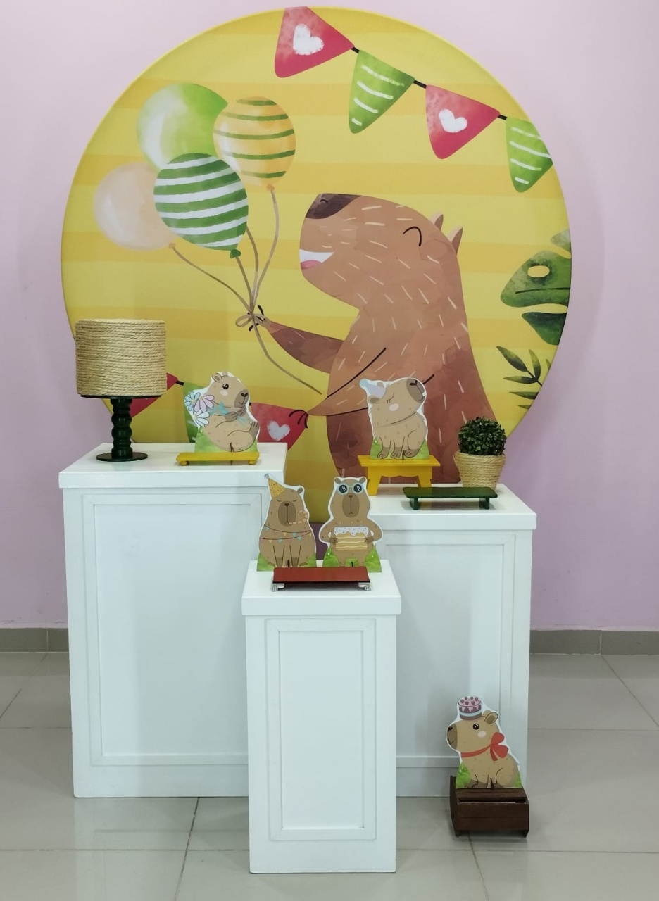 Kit Capivara Número 7 - pampegueemonte
