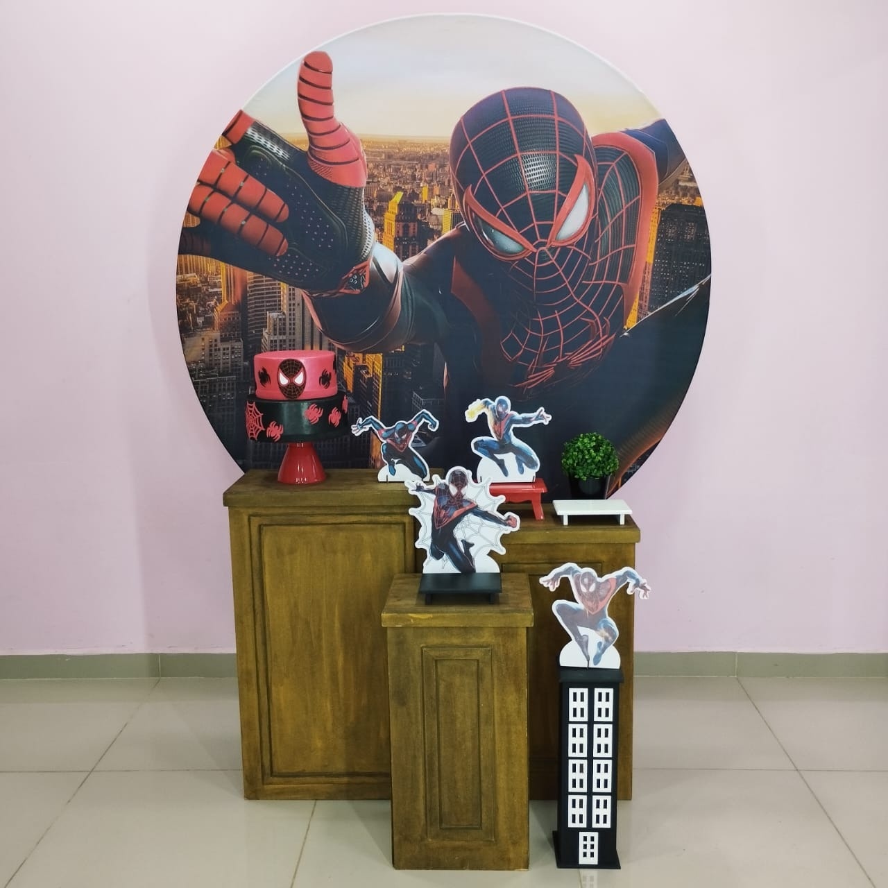 Kit Homem Aranha Preto Numero 4 - pampegueemonte