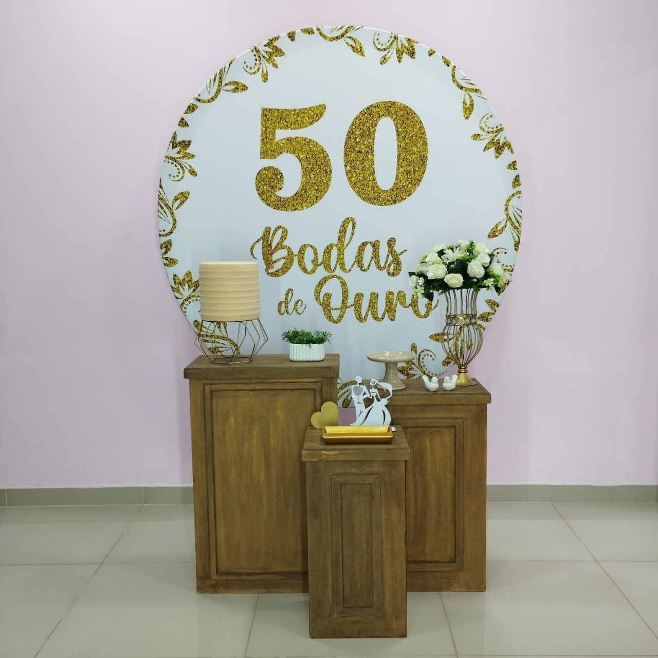 Kit Bodas de Ouro Numero 6 - pampegueemonte